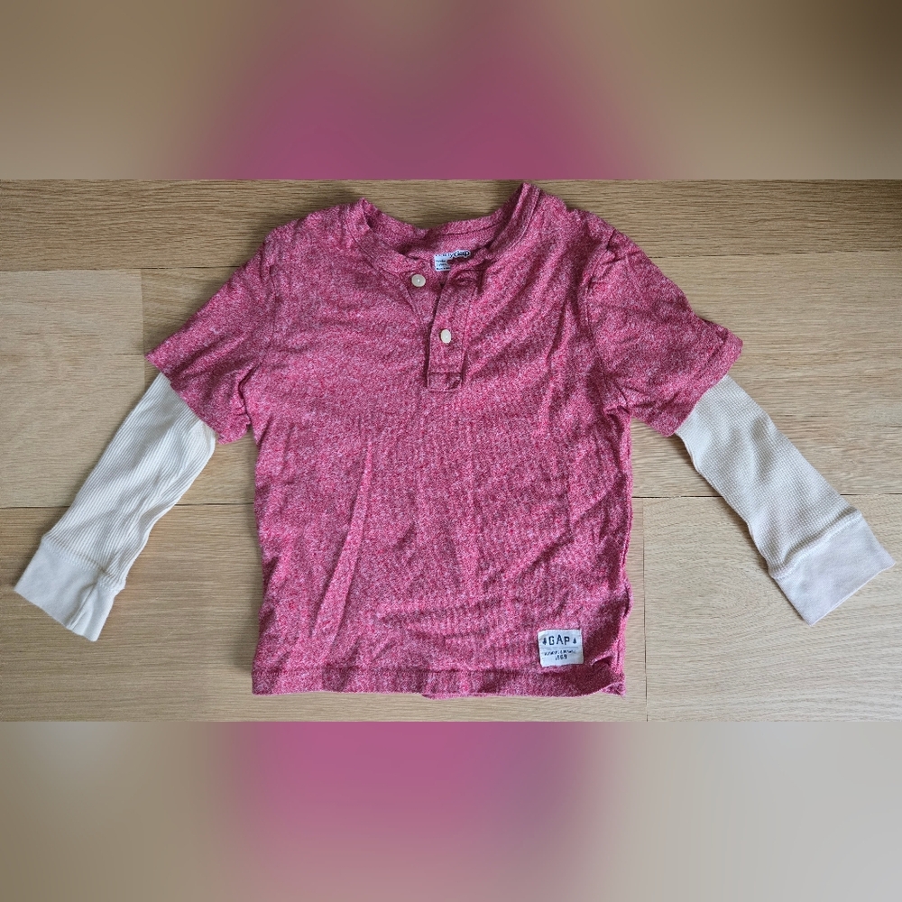 GAP Kids Two-fer Long Sleeve Tee